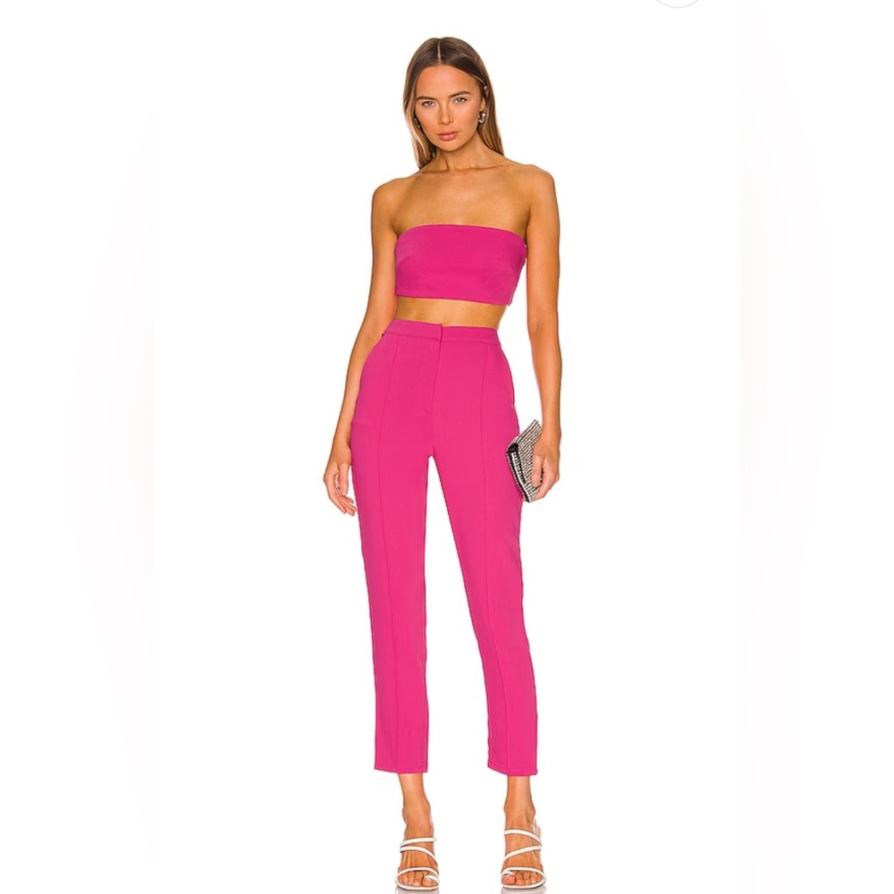 Remy Bandeau Pant Set in Hot Pink
superdown